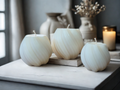 Swirl Kerzen - 3er set