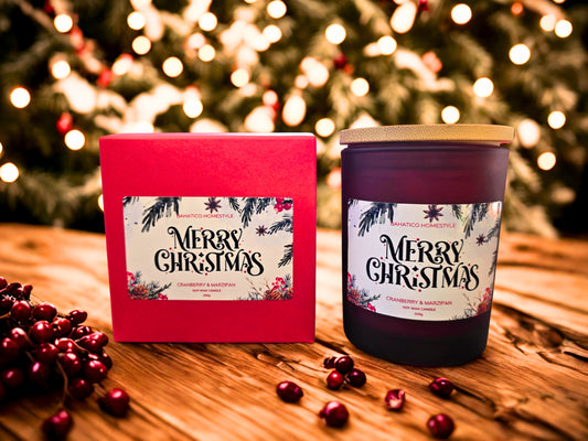 Merry Christmas - Cranberry & Marzipan